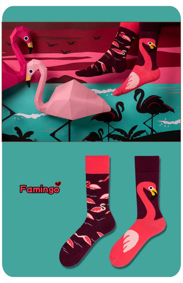 Flamingo Socks: Pink Cuteness for Every Step