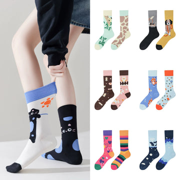 AB asymmetric trendy socks