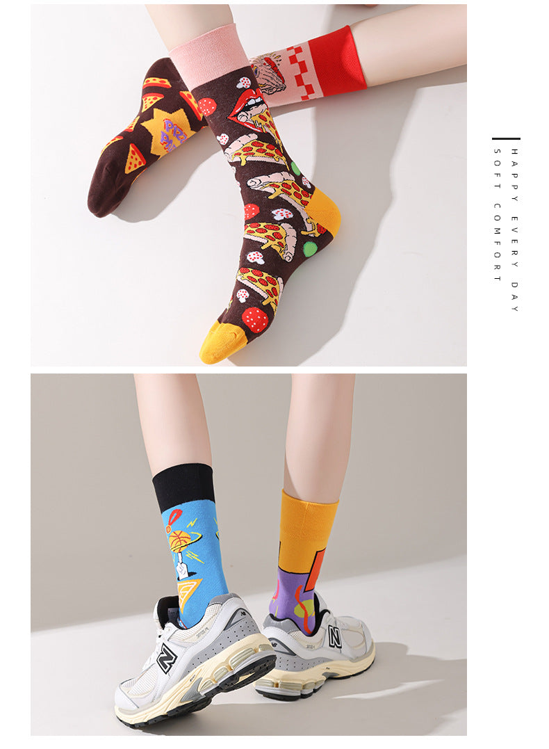 AB asymmetric trendy socks