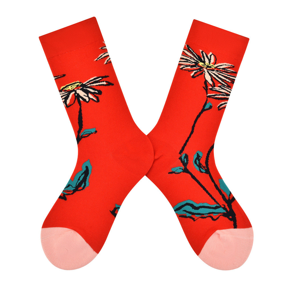 AB asymmetric trendy socks