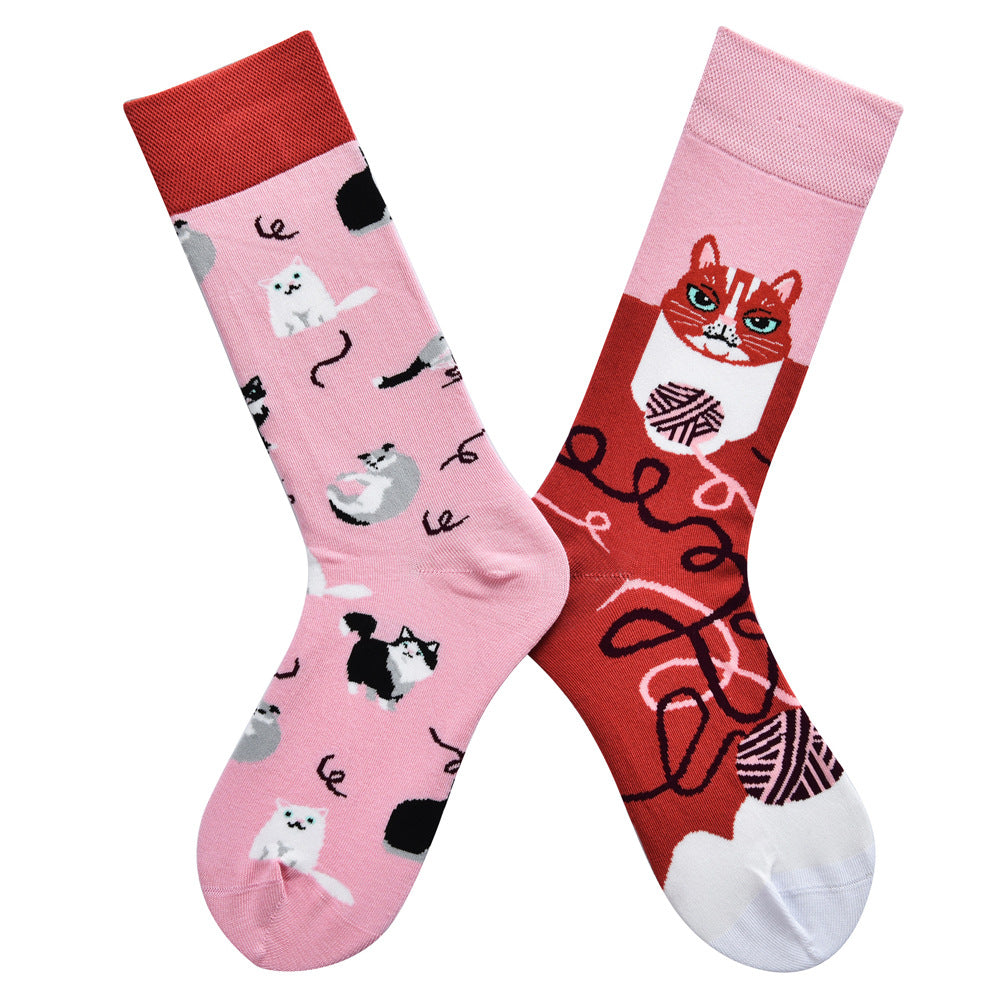 AB asymmetric trendy socks