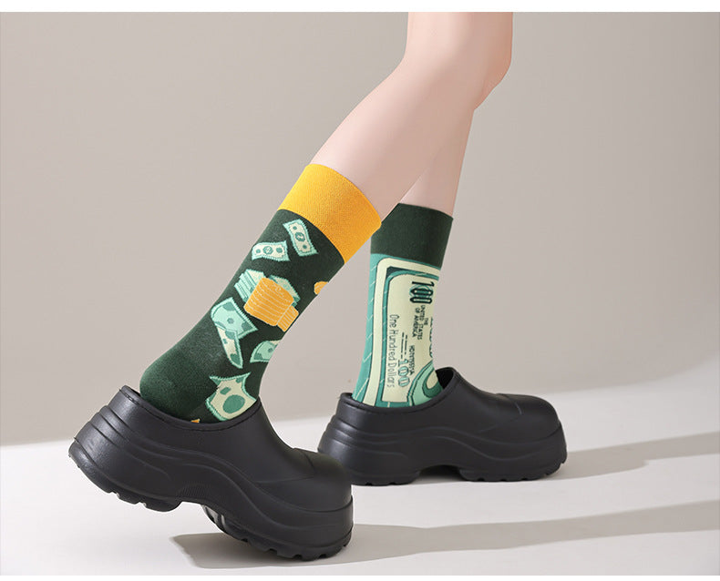 AB asymmetric trendy socks