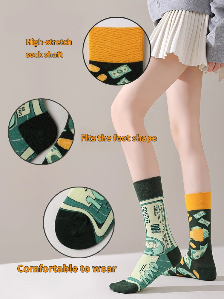 AB asymmetric trendy socks