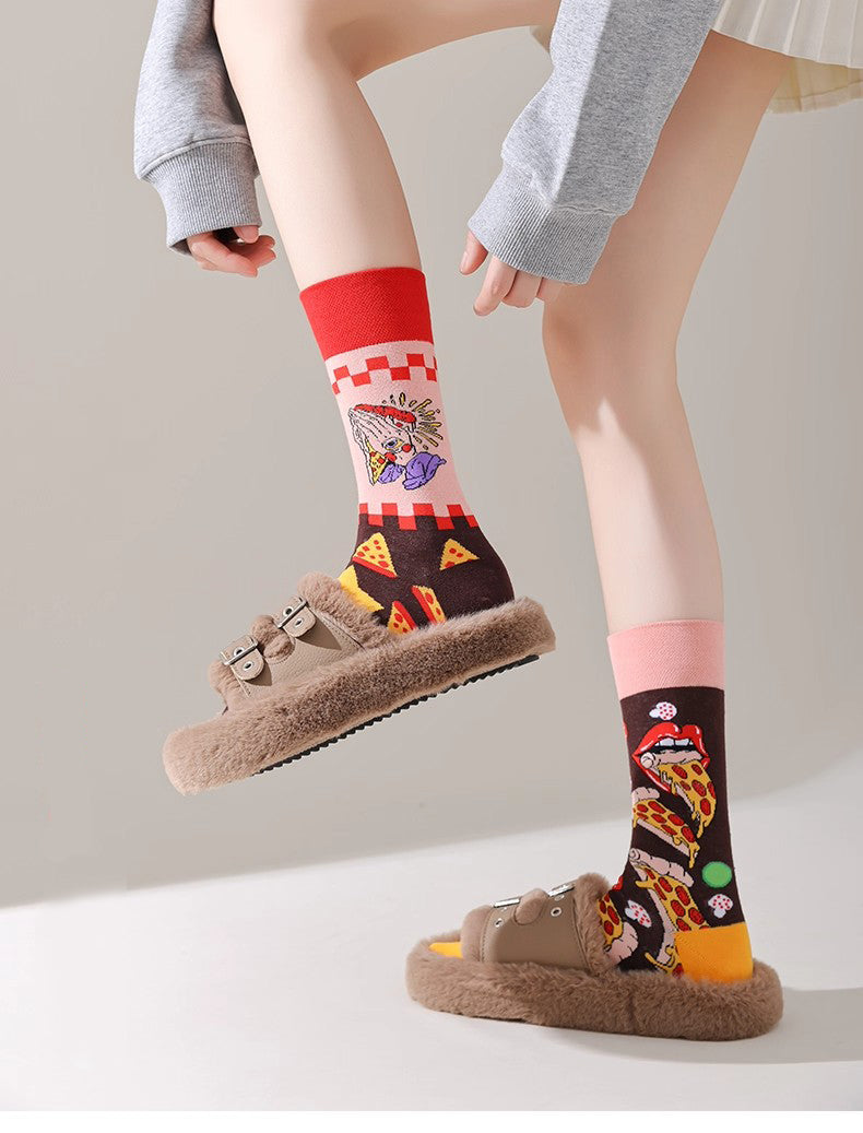 AB asymmetric trendy socks