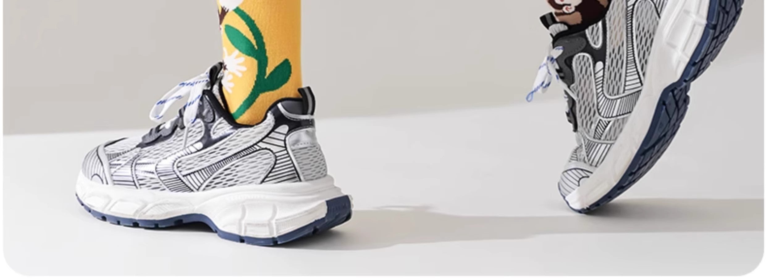AB asymmetric trendy socks