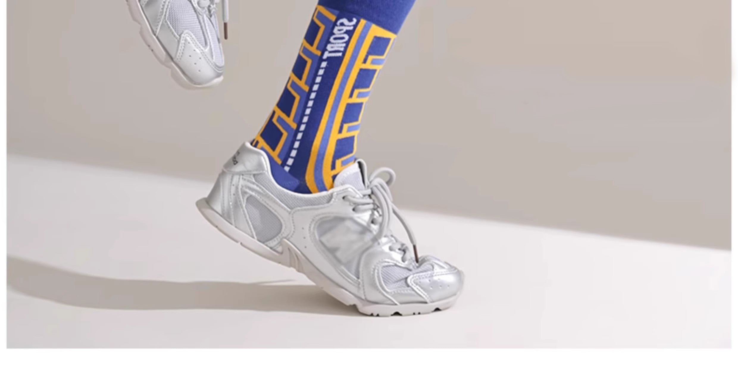 AB asymmetric trendy socks