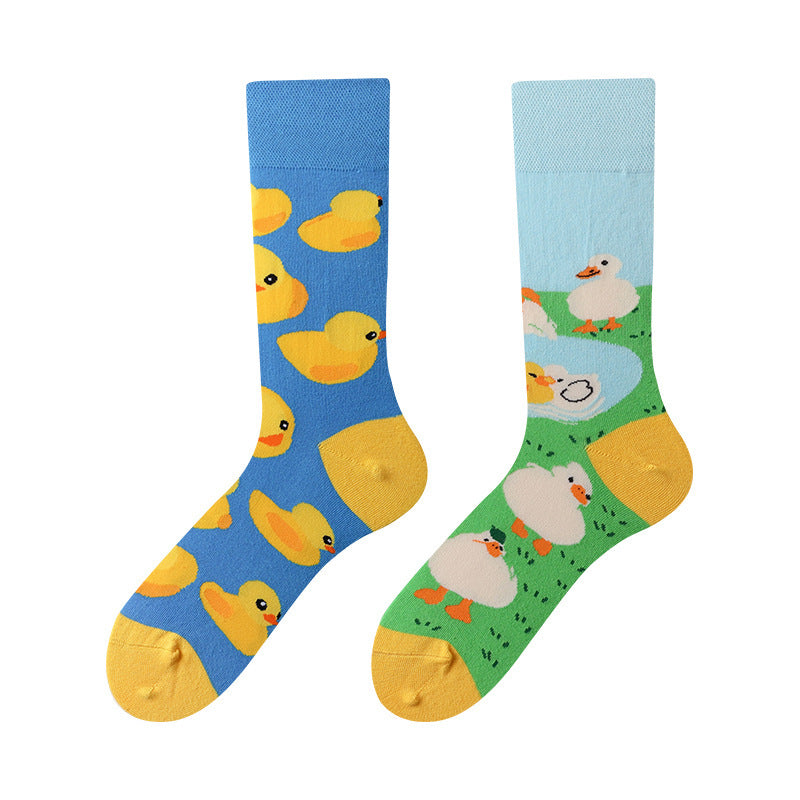 AB asymmetric trendy socks
