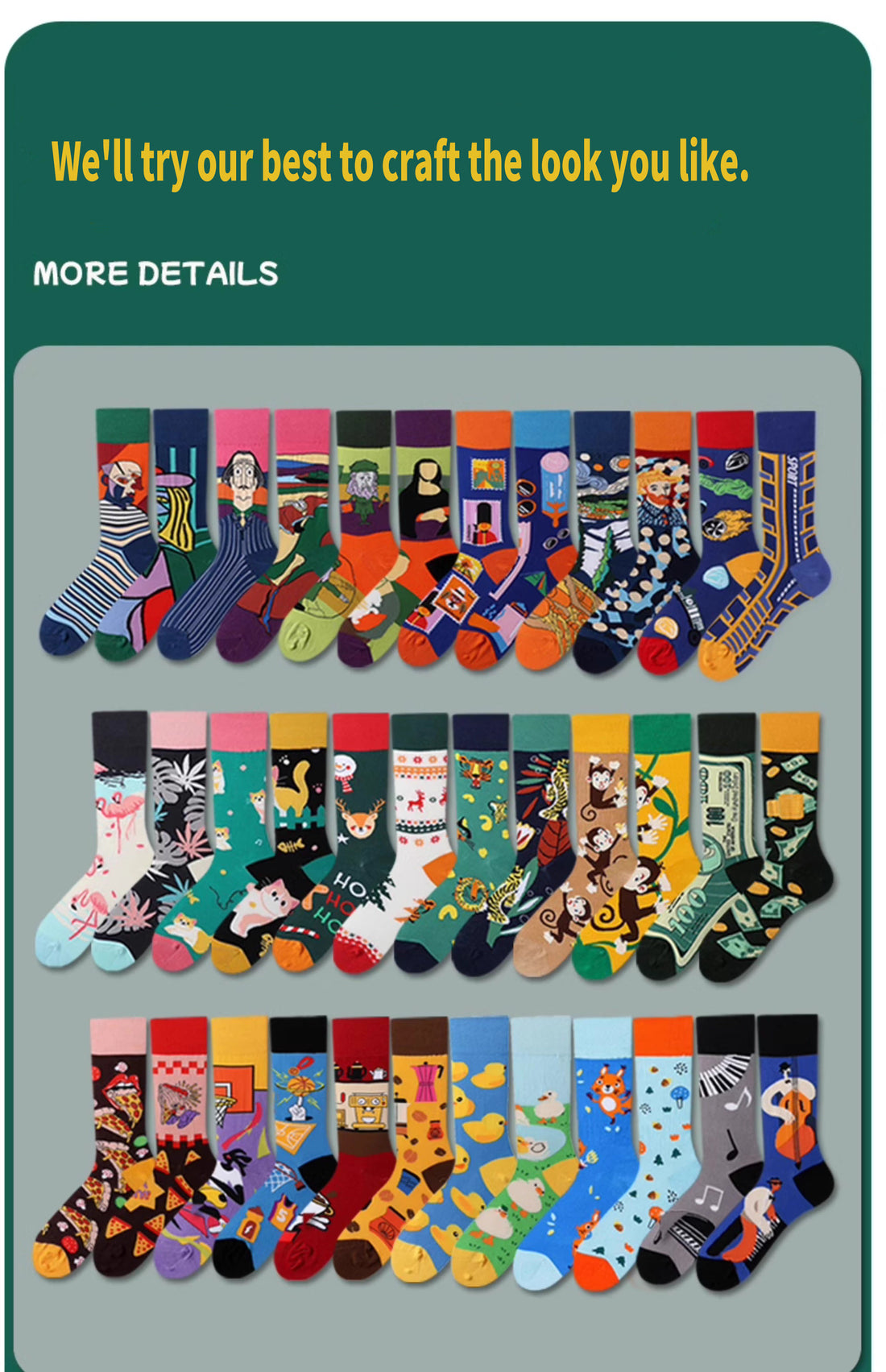 AB asymmetric trendy socks