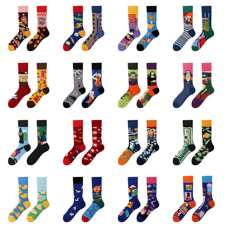 AB asymmetric trendy socks