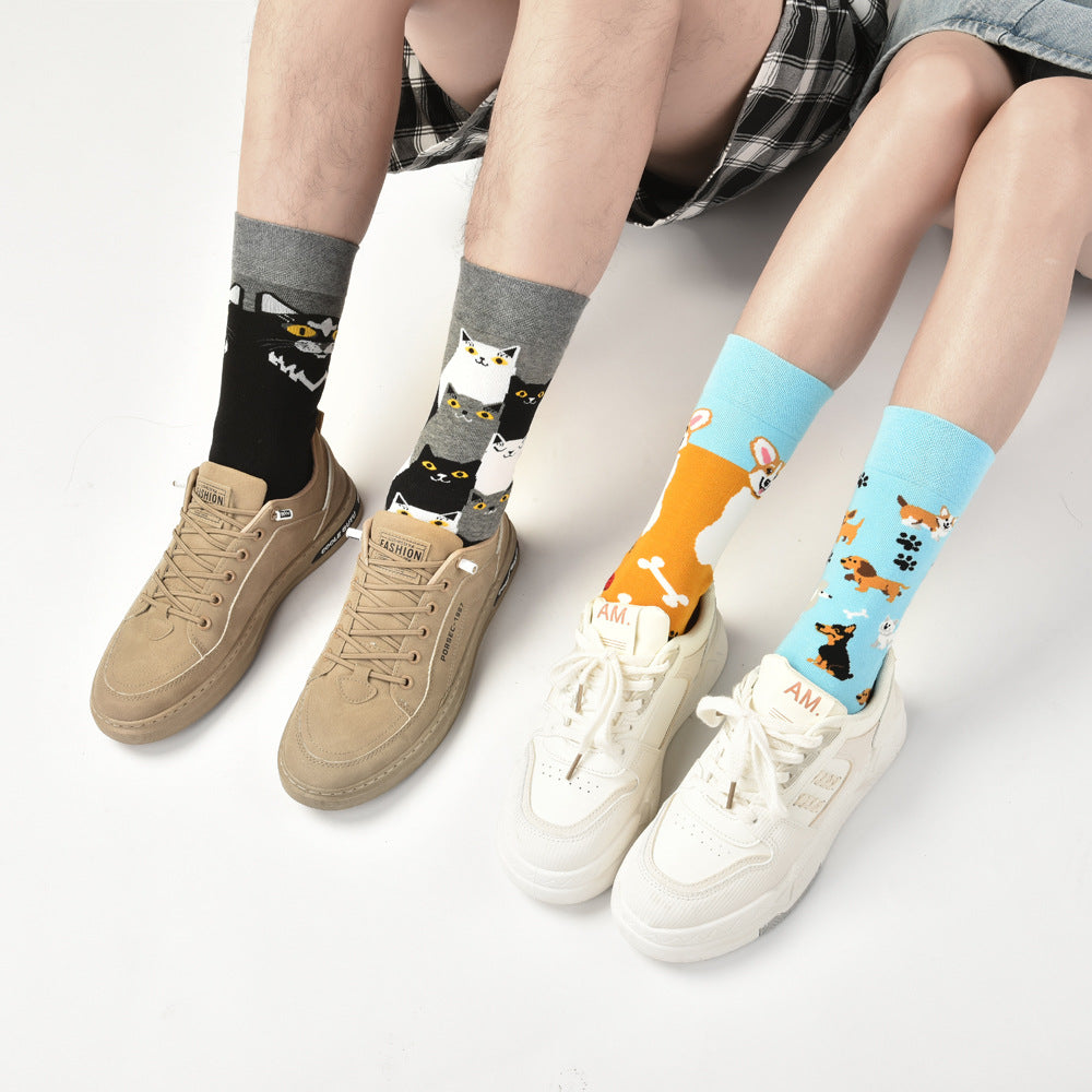 AB asymmetric trendy socks
