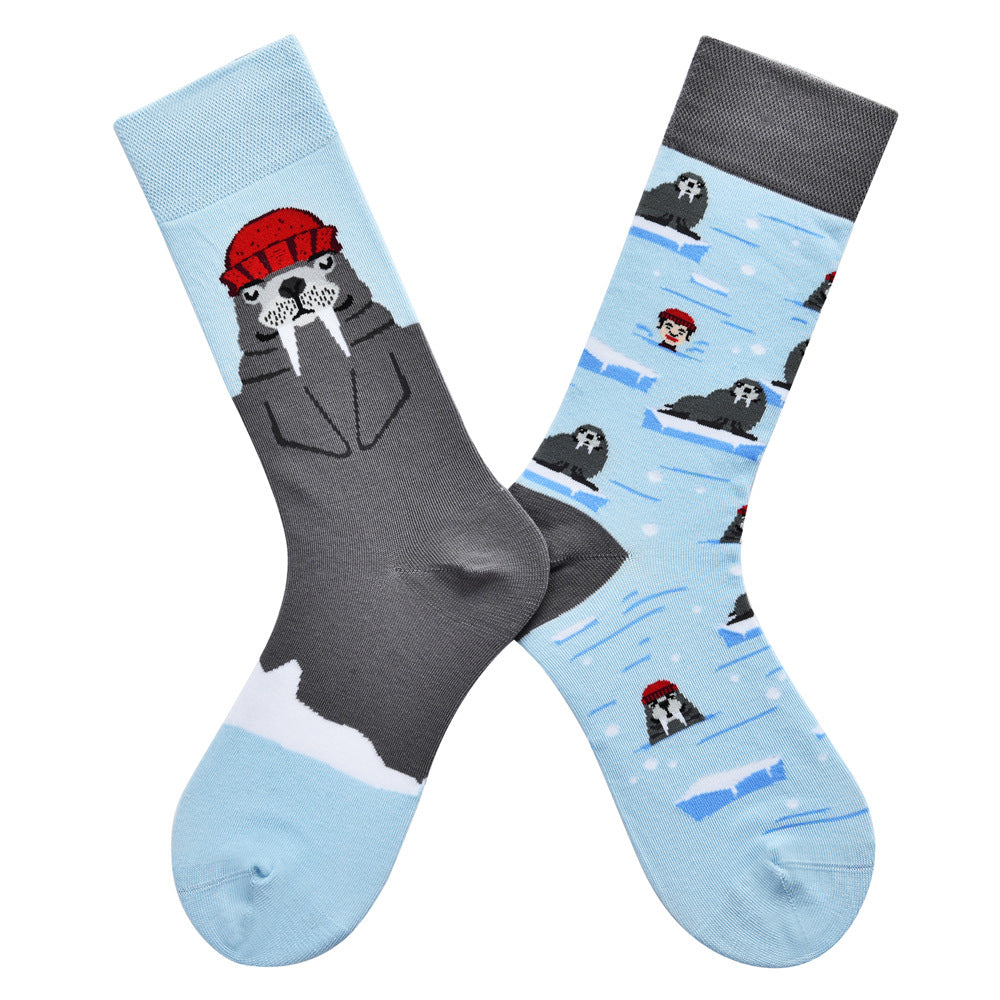 AB asymmetric trendy socks