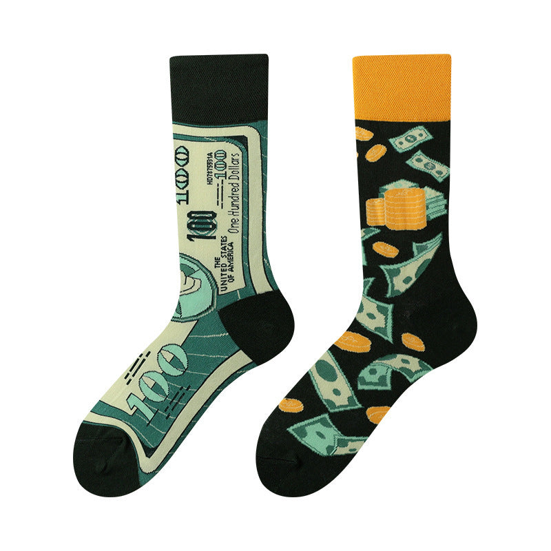 AB asymmetric trendy socks