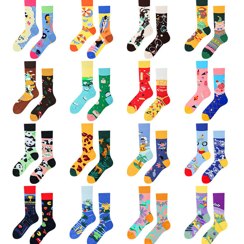 AB asymmetric trendy socks