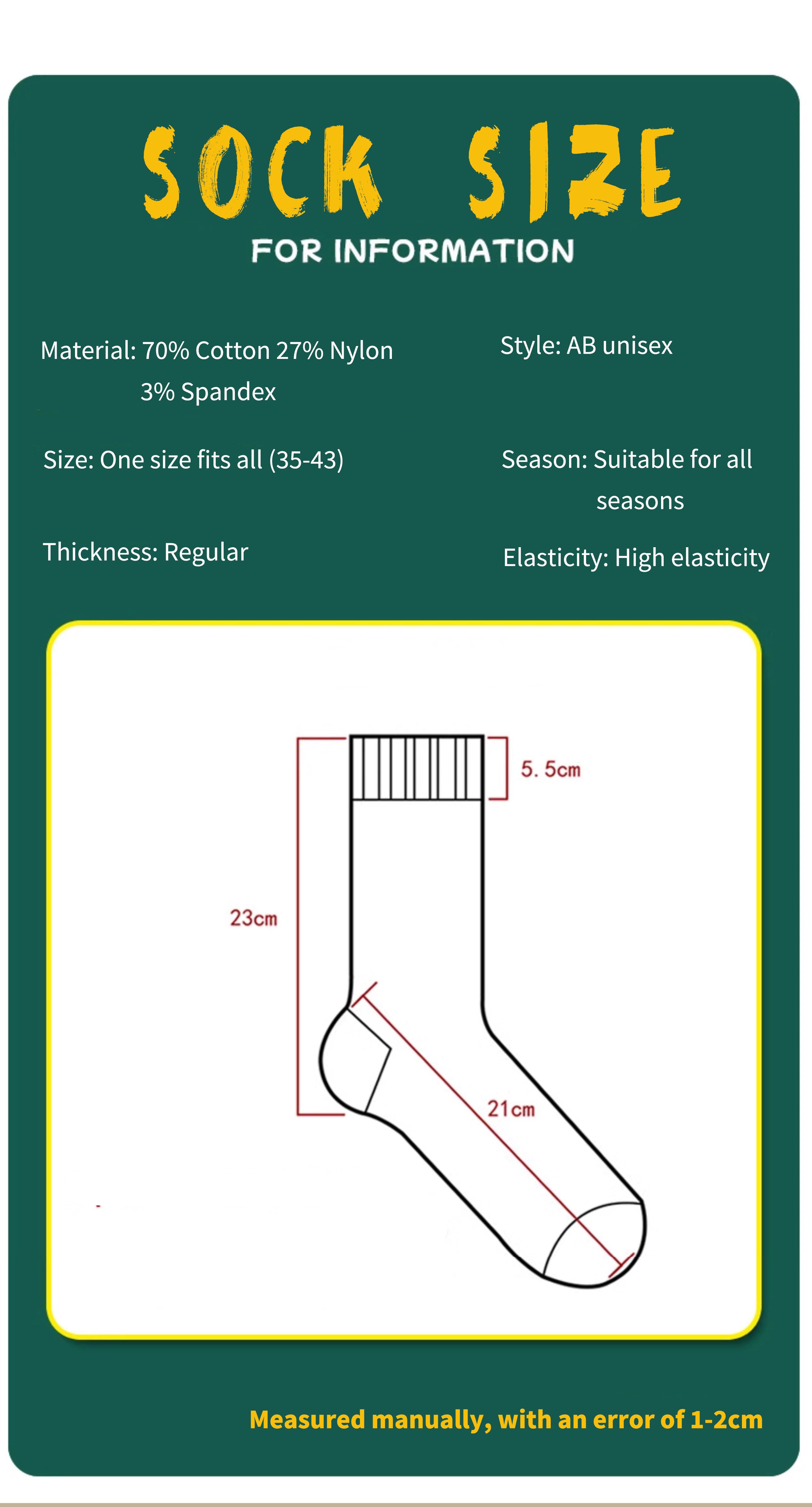 AB asymmetric trendy socks