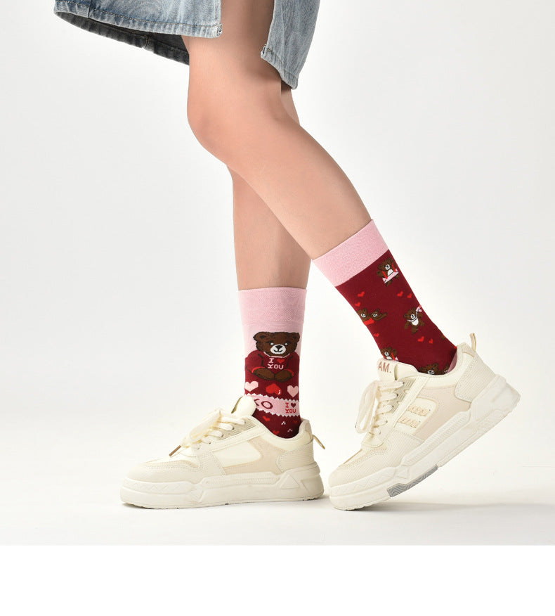 AB asymmetric trendy socks