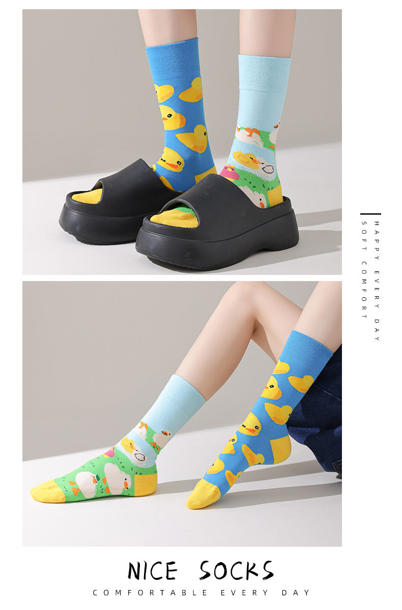 AB asymmetric trendy socks