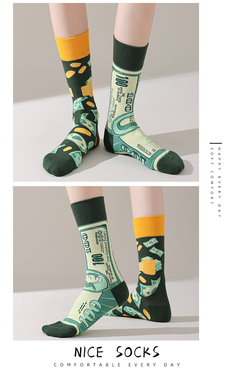 AB asymmetric trendy socks