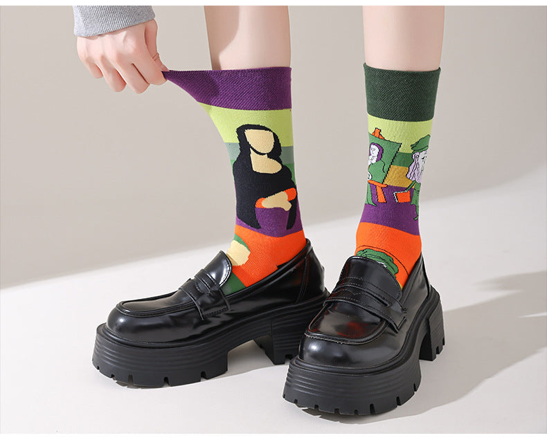 AB asymmetric trendy socks