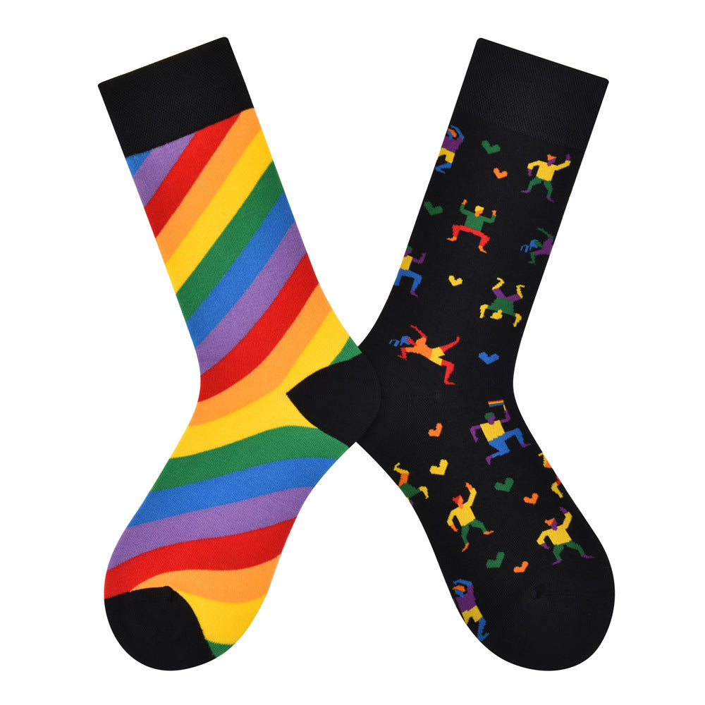 AB asymmetric trendy socks