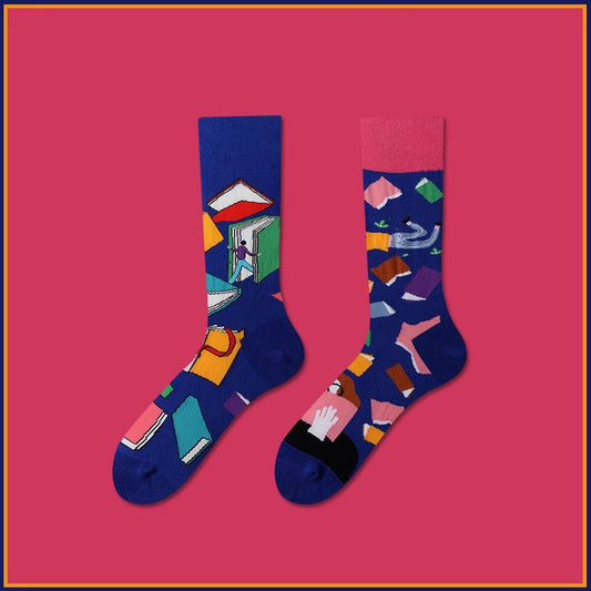 Fun pattern socks