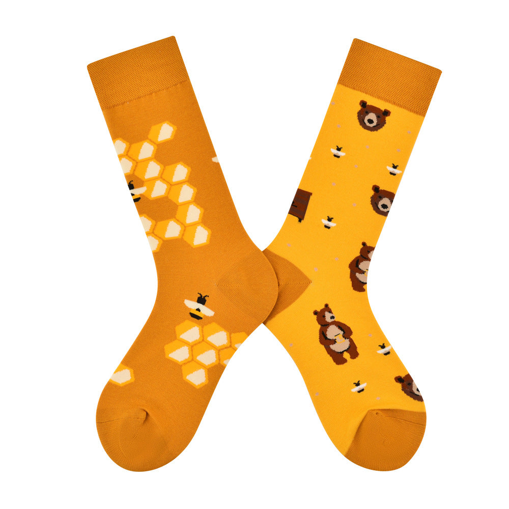 AB asymmetric trendy socks