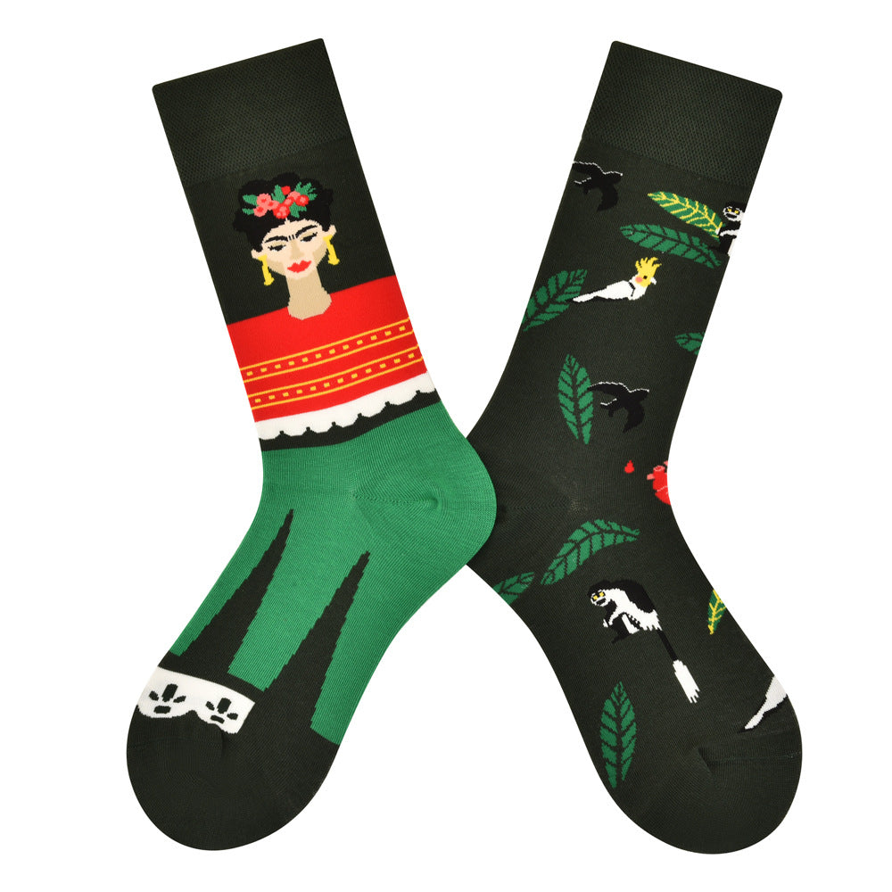 AB asymmetric trendy socks