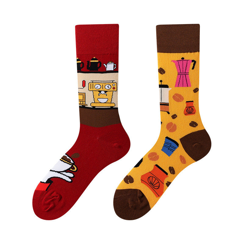 AB asymmetric trendy socks