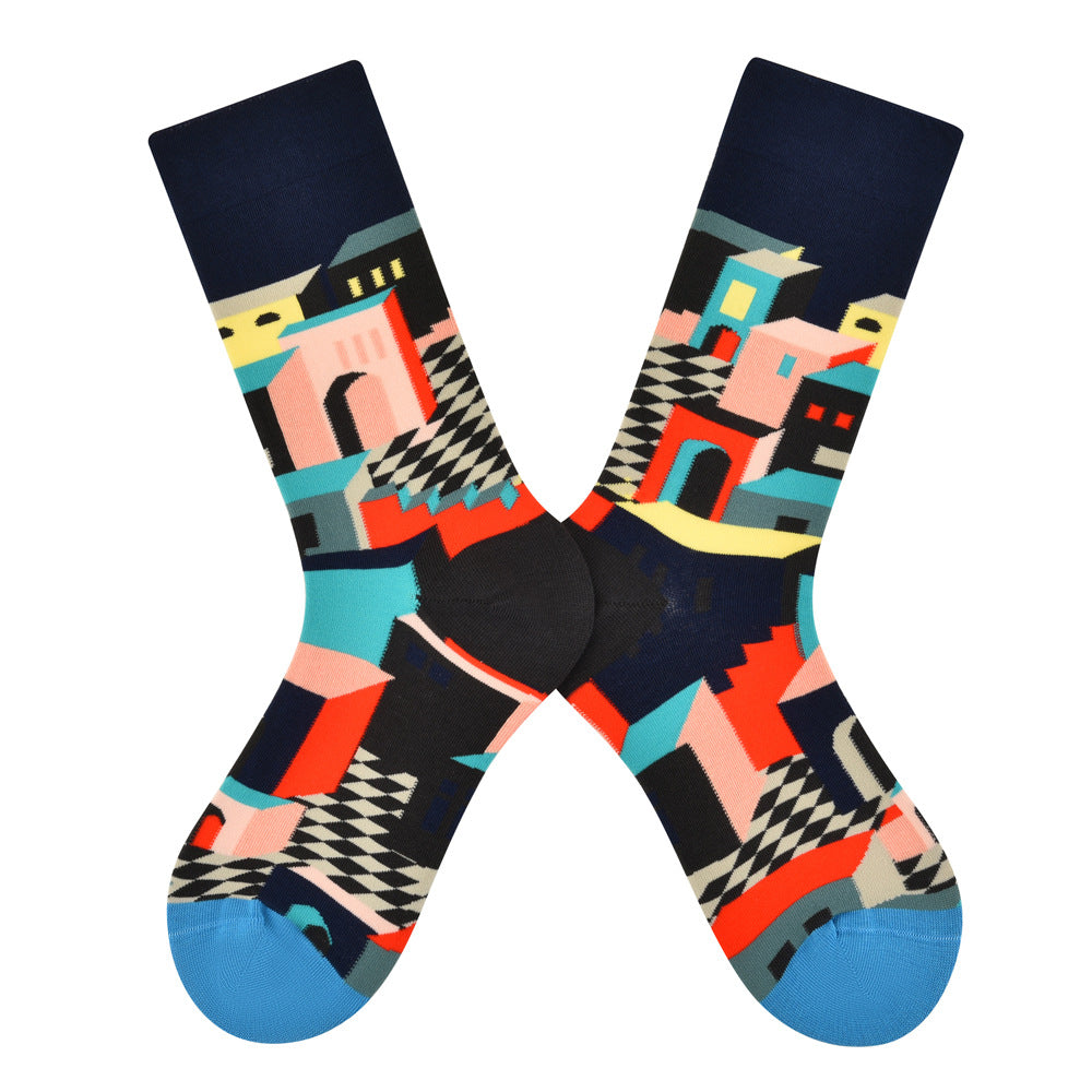 AB asymmetric trendy socks