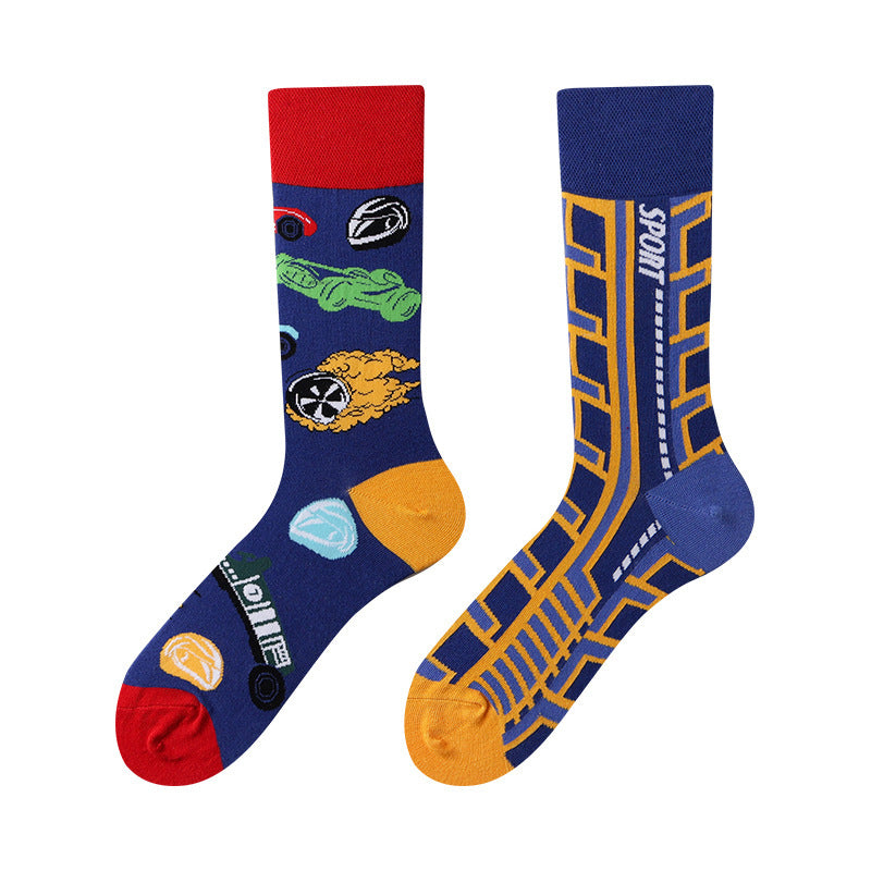 AB asymmetric trendy socks