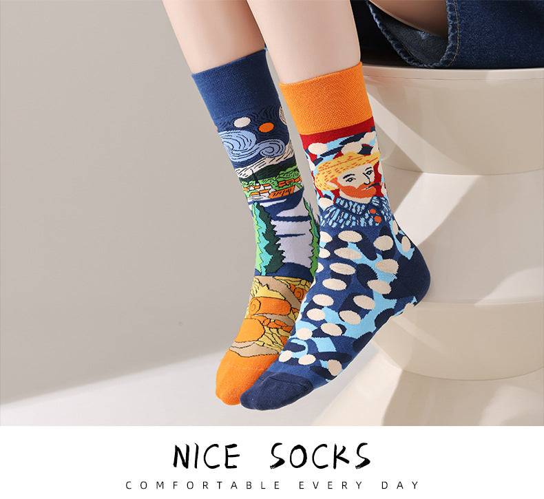 AB asymmetric trendy socks