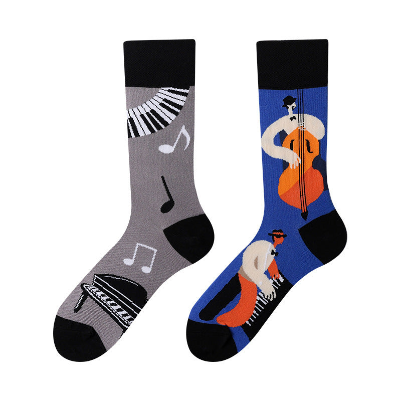 AB asymmetric trendy socks