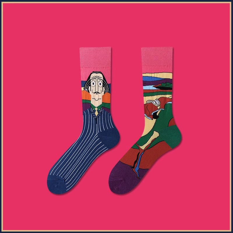 AB asymmetric trendy socks