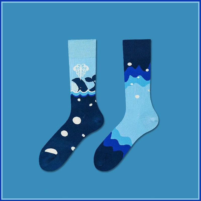 AB asymmetric trendy socks