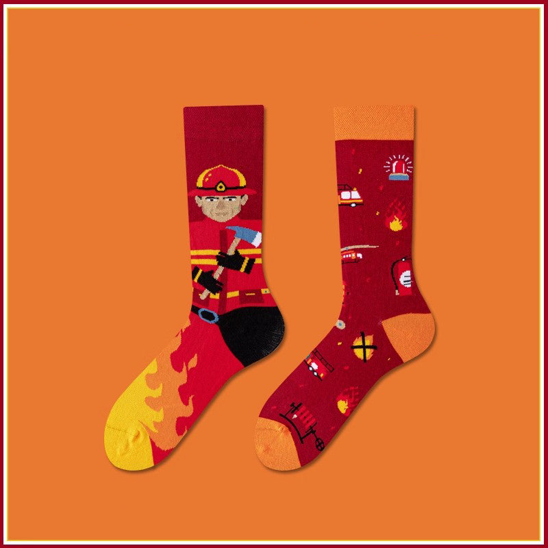 AB asymmetric trendy socks