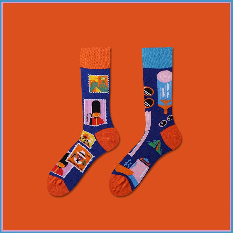 AB asymmetric trendy socks