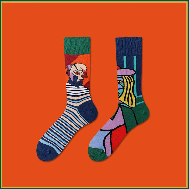 AB asymmetric trendy socks