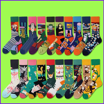 AB asymmetric trendy socks